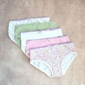Zara Kids Floral and Pastel Panty Set, Size 4y, NWOT